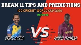 SL vs WI Dream11 Prediction, Cricket World Cup 2019, Match 39: Best Playing XI Players to Pick for Today’s Match between Sri Lanka and West Indies at 3 PM